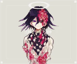 Censored Bloody Kokichi Ouma Anime Wallpaper