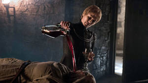 Cersei Lannister Revenge Scene Wallpaper