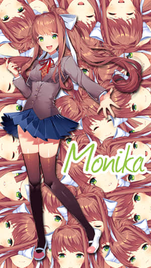 Cg Artwork Monika Ddlc Wallpaper