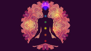Chakra Yoga Position Energy Points Wallpaper