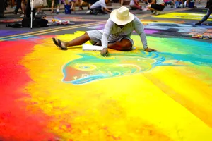 Chalkfest At Arbor Lakes Minneapolis Wallpaper