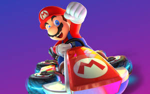Challenge Your Friends To A Race With Mario Kart 8 Deluxe Wallpaper