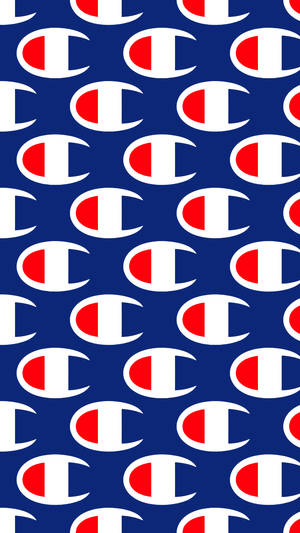 Champion Logo Pattern Art Wallpaper