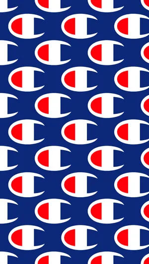 Champion Logo Pattern Art Wallpaper
