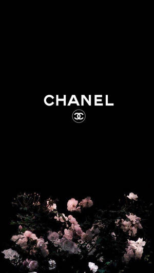 Chanel Logo Cute Dark Girly Wallpaper
