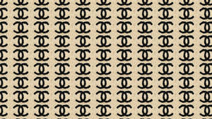 Chanel Logo Fabric Pattern Wallpaper