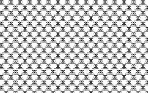 Chanel Logo Pattern Wallpaper