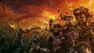 Chaos Vs Empire Warhammer 40k Wallpaper