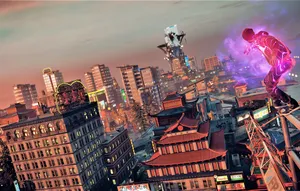 Character Glowing In Infamous Wallpaper