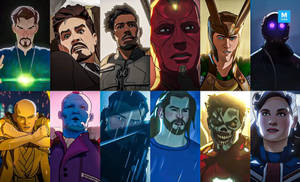 Characters Collage Marvel What If Wallpaper