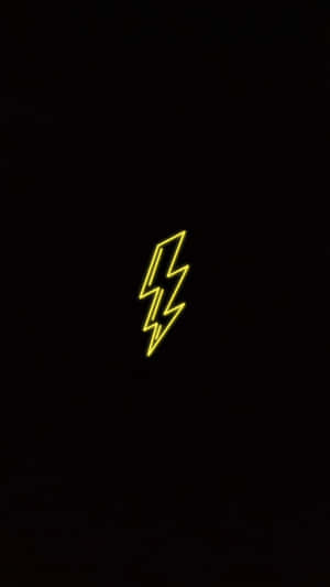 Charge Your Iphone With Ease With A Lightning Bolt Wallpaper