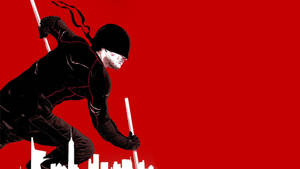 Charging Daredevil Abstract Wallpaper