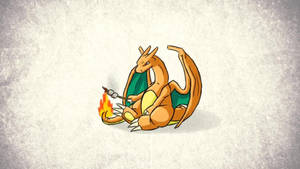 Charizard, The Fire-type Pokemon, Toasting Marshmallows Wallpaper