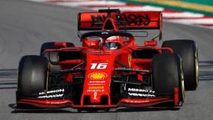 Charles Leclerc Black Mission Winnow Wallpaper