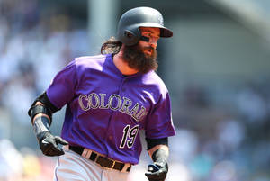 Charlie Blackmon Jogs Around Wallpaper