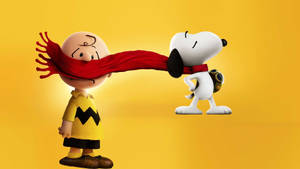Charlie Brown Red Scarf Wallpaper