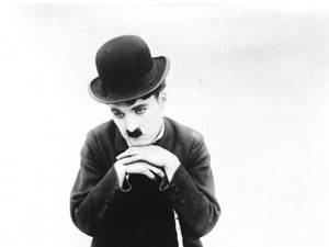 Charlie Chaplin Looking Upset Wallpaper