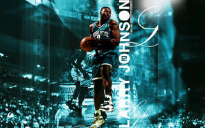 Charlotte Hornets Larry Johnson Wallpaper