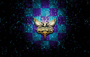 Charlotte Hornets Pixelated Graphic Wallpaper