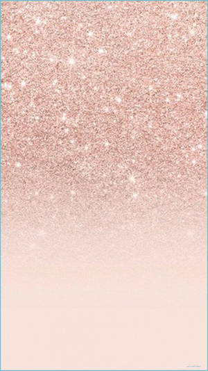 Charming Elegance Of Glitter Rose Gold Ombre Wallpaper