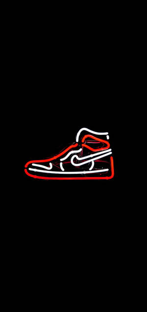 Charming Neon Nike Jordan 1 Wallpaper