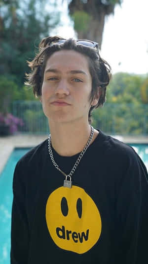 Chase Hudson Looking Confident. Wallpaper