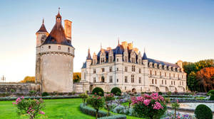 Chateau De Chenonceau In France Wallpaper