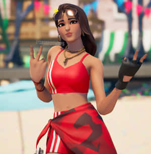 Check Out The Ruby Fortnite Skin! Wallpaper