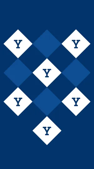 Checkered Yale University Background Wallpaper