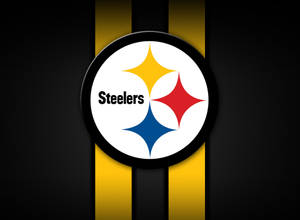 “cheer On The Pittsburgh Steelers With Their Iconic Football Logo!” Wallpaper