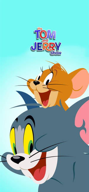 Cheerful Tom And Jerry Cartoon Wallpaper
