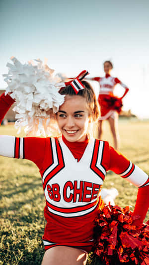 Cheerleader Smile Sunset Cheer Practice.jpg Wallpaper