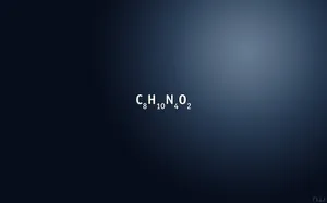 Chemistry Caffeine C8h10n4o2 Formula Wallpaper