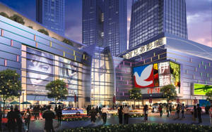 Chengdu Pearl River New Town Wallpaper