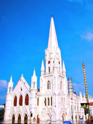 Chennai Santhome Cathedral Wallpaper