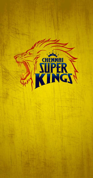 Chennai Super Kings Scratched Yellow Wallpaper