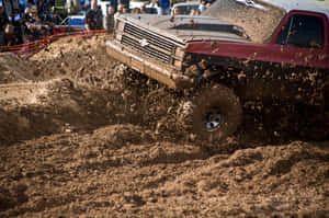 Chevrolet Silverado Mud Bogging Race Wallpaper
