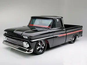 Chevy C10 Farm Truck Wallpaper