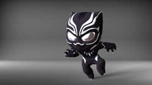 Chibi Cute Black Panther Wallpaper