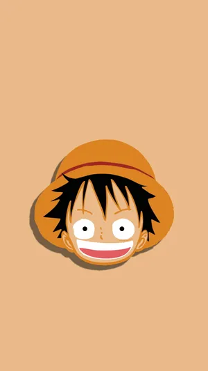 Chibi Luffy Smile Wallpaper