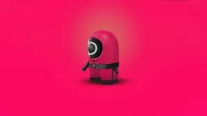 Chibi Squid Game Guard Wallpaper