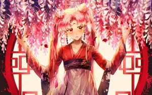 Chibiusa Tsukino, Granddaughter Of Usagi Tsukino - The Titular Sailor Moon Wallpaper
