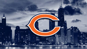 Chicago Bears Cityscape Background Wallpaper