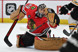 Chicago Blackhawks Goaltender Marc Andre Fleury Wallpaper