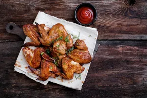 Chicken Wings Red Dip Wallpaper