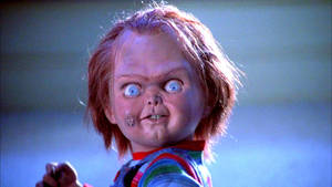 Child's Play Chucky Scary Face Wallpaper