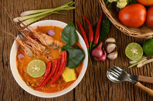 Chilli Thai Tom Yum Soup Wallpaper