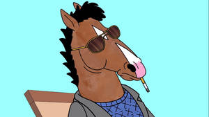 Chilling And Smoking Bojack Horseman Wallpaper
