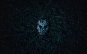 Chilling Image From A Black Horror Film Wallpaper