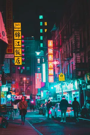 Chinatown New York United States iPhone 8 Wallpapers Free Download